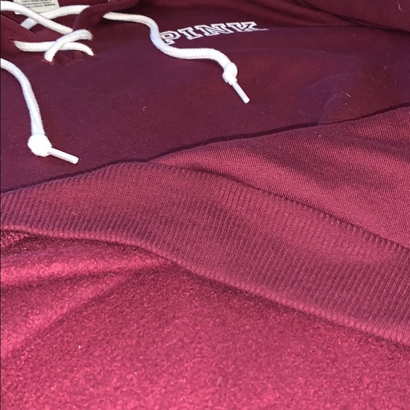 PINK VS hoodie maroon - Picture 5 of 5